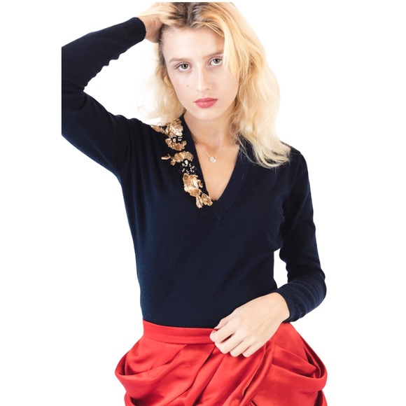 Christian Dior Cashmere Sweater Size 36 - Picture 1 of 9